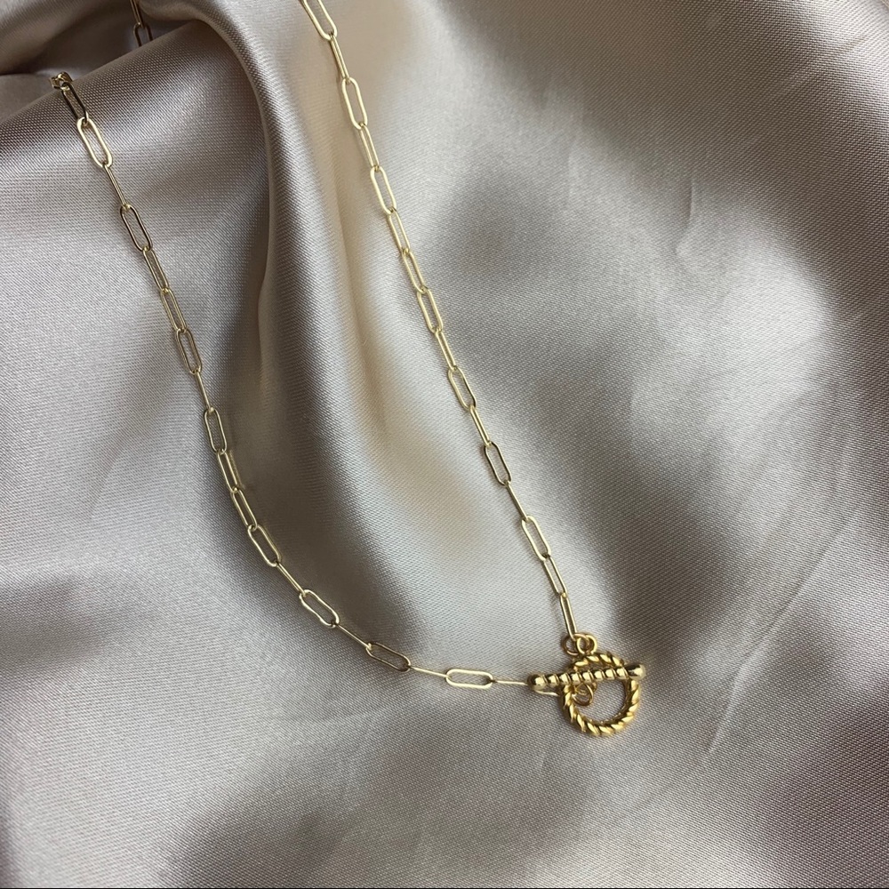18K Gold Plated Chain Necklace - NEW